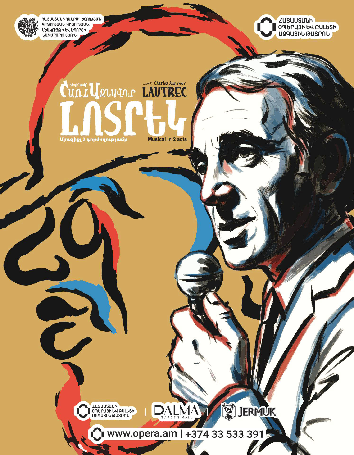 Charles Aznavour   ''TOULOUSE LAUTREC''