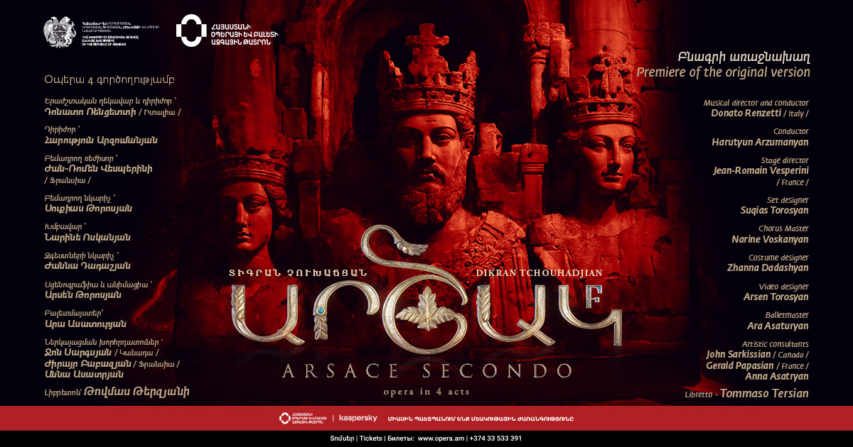 DIKRAN TCHOUHADJIAN “ ARSACE SECONDO “