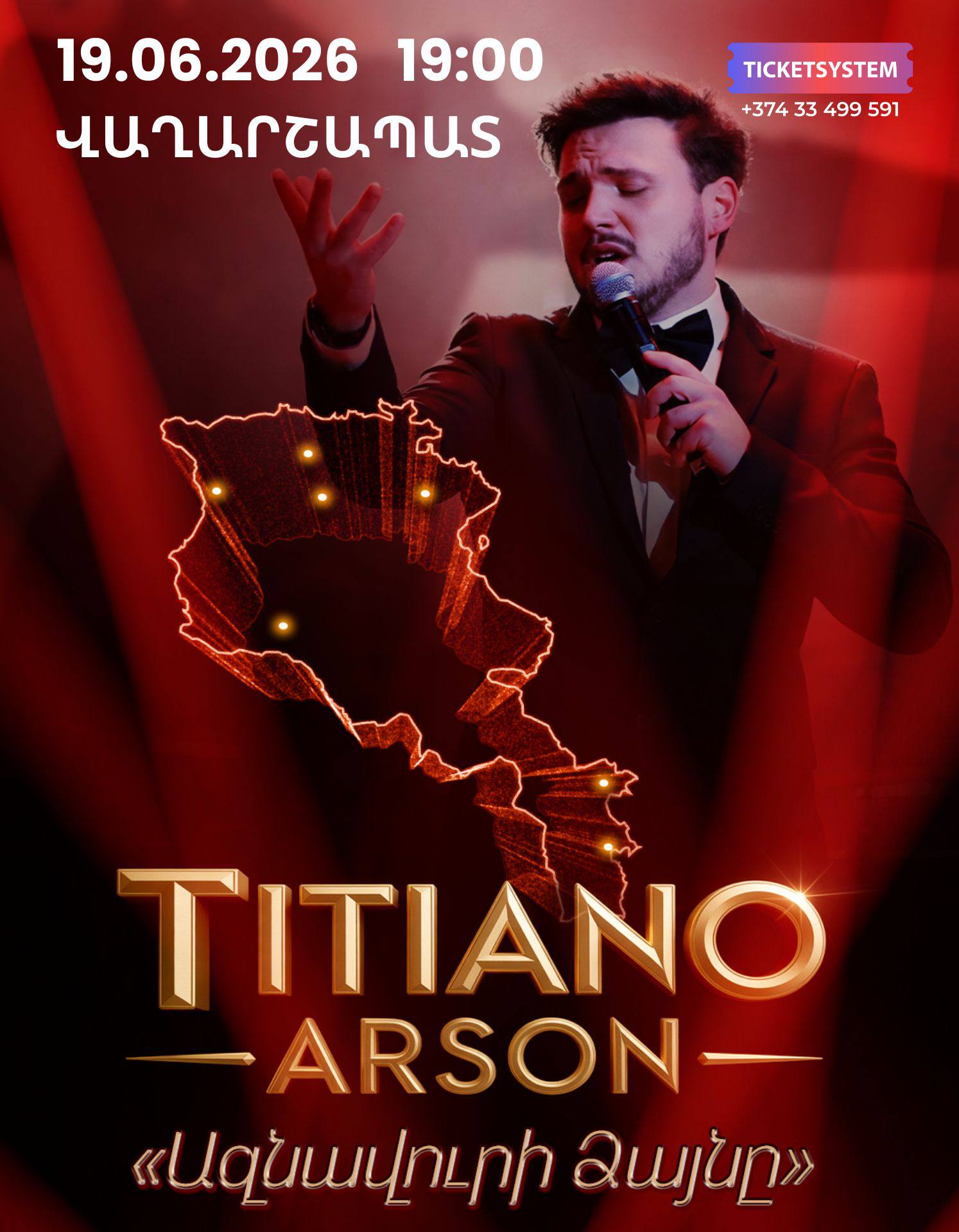 Tiziano | "The Voice of Aznavour" | Echmiadzin