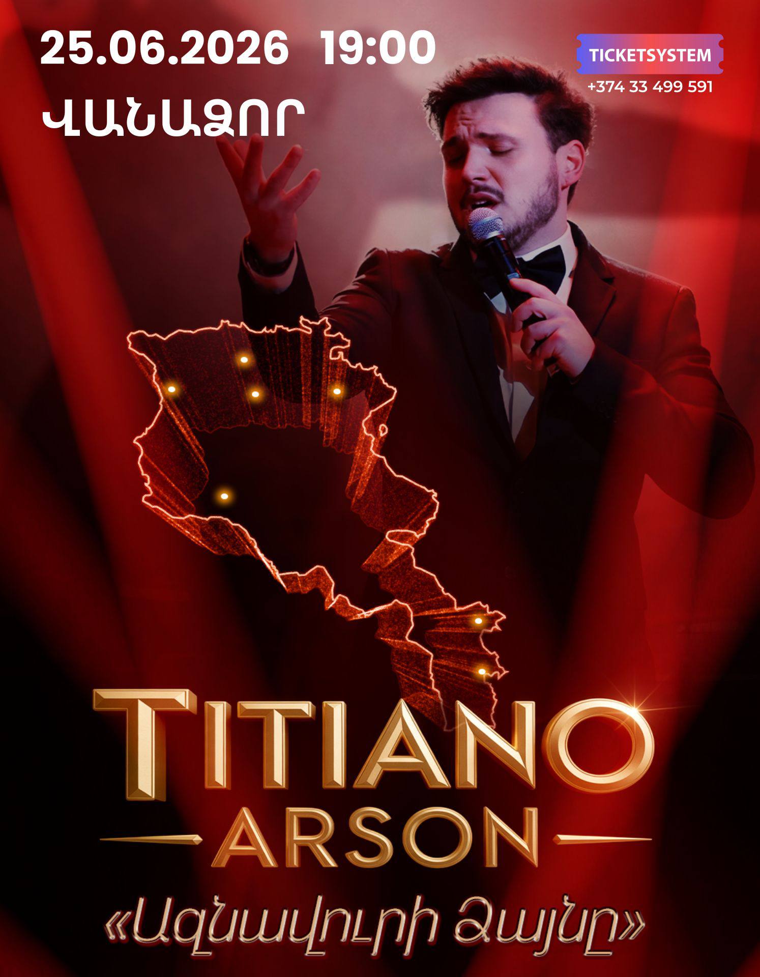 Tiziano | "The Voice of Aznavour" | Vanadzor