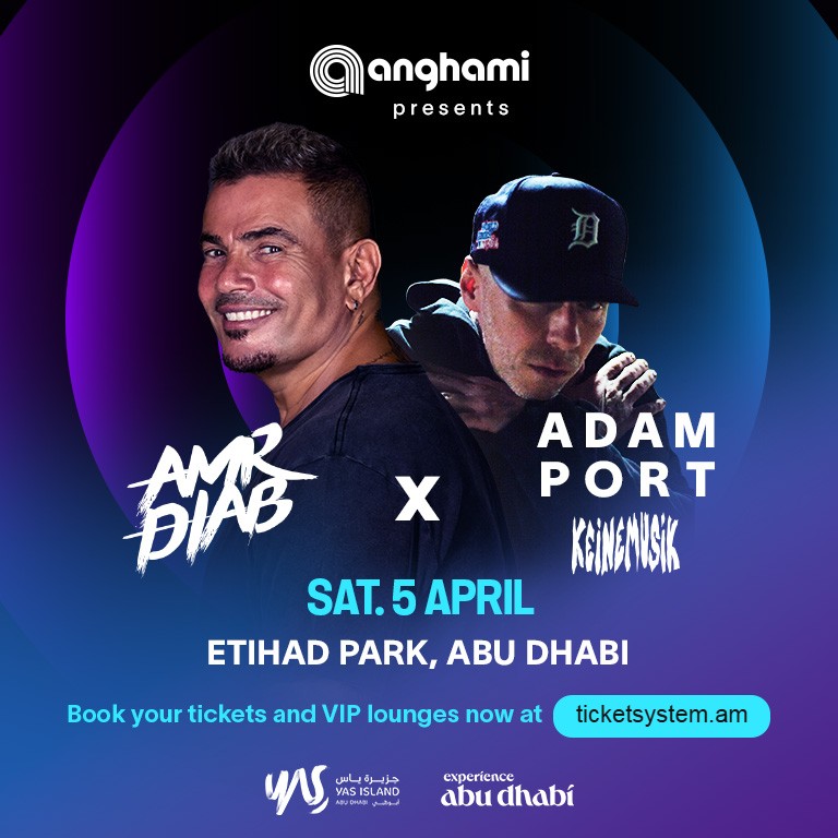 Amr Diab X Adam Port in Abu Dhabi