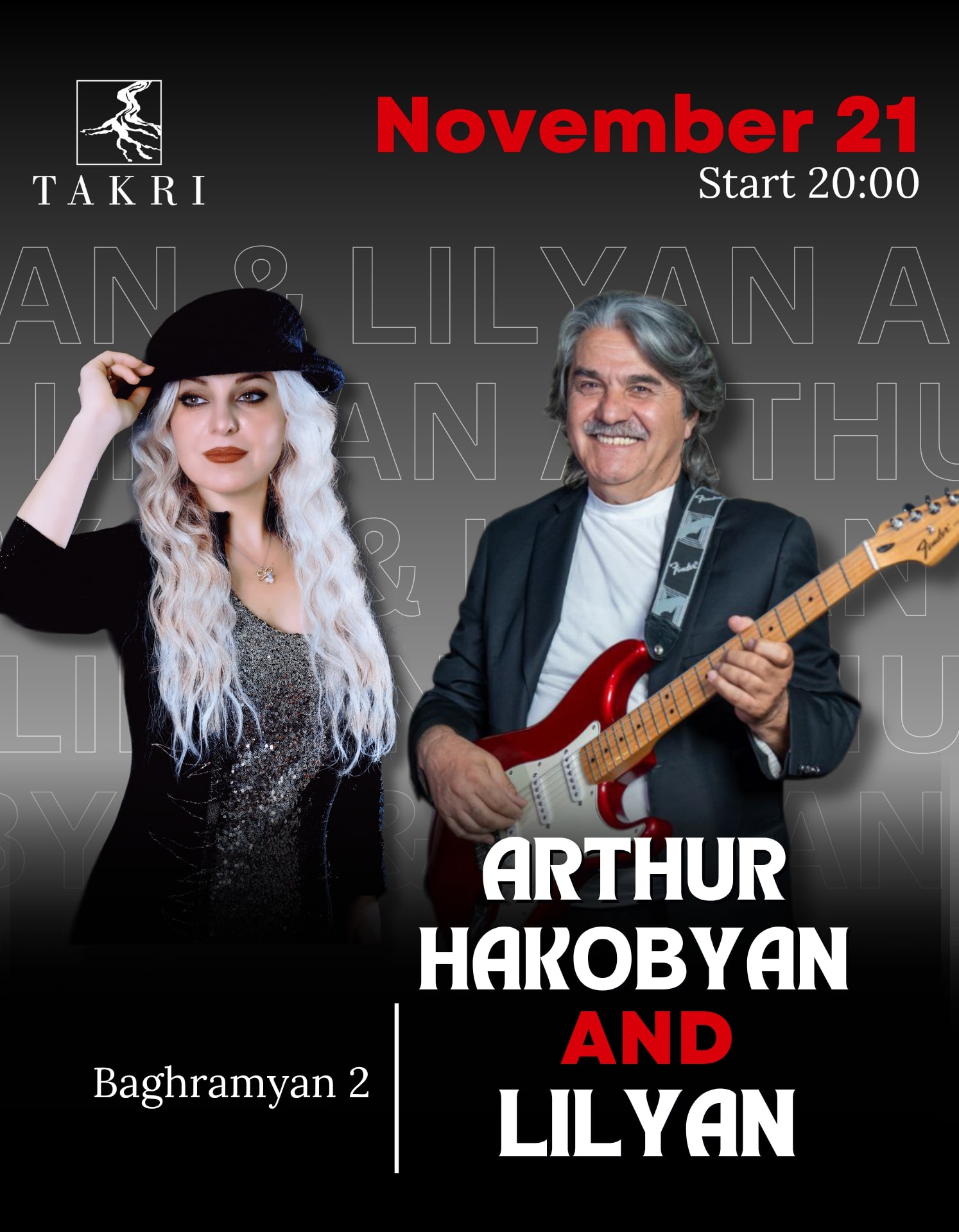 Arthur Hakobyan and Lilyan at Takri