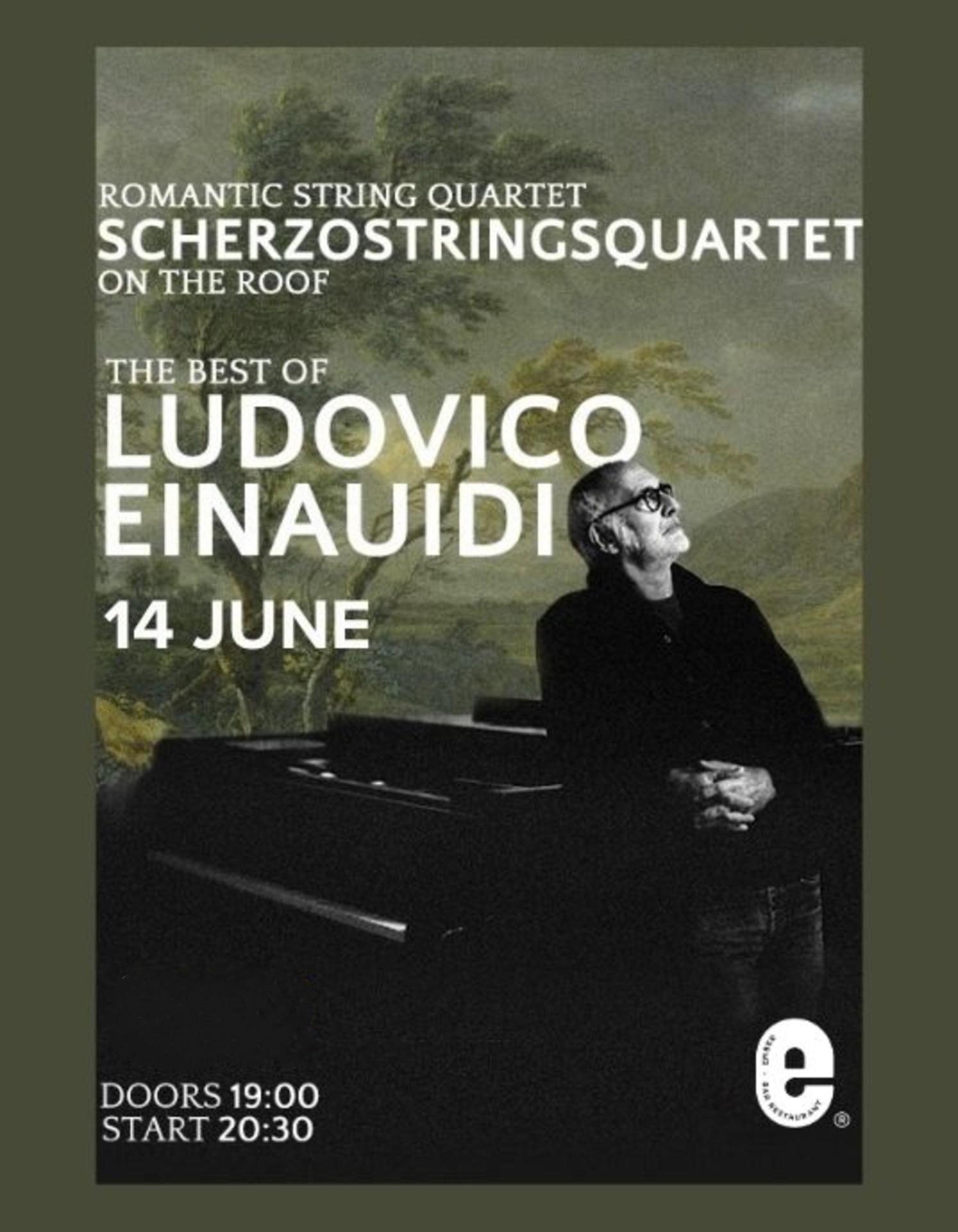 Шедевры Ludovico Einaudi на крыше