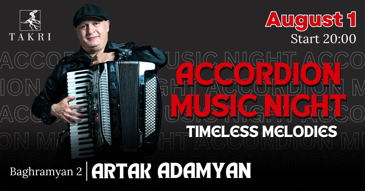 Daily live music at Takri | Артак Адамян