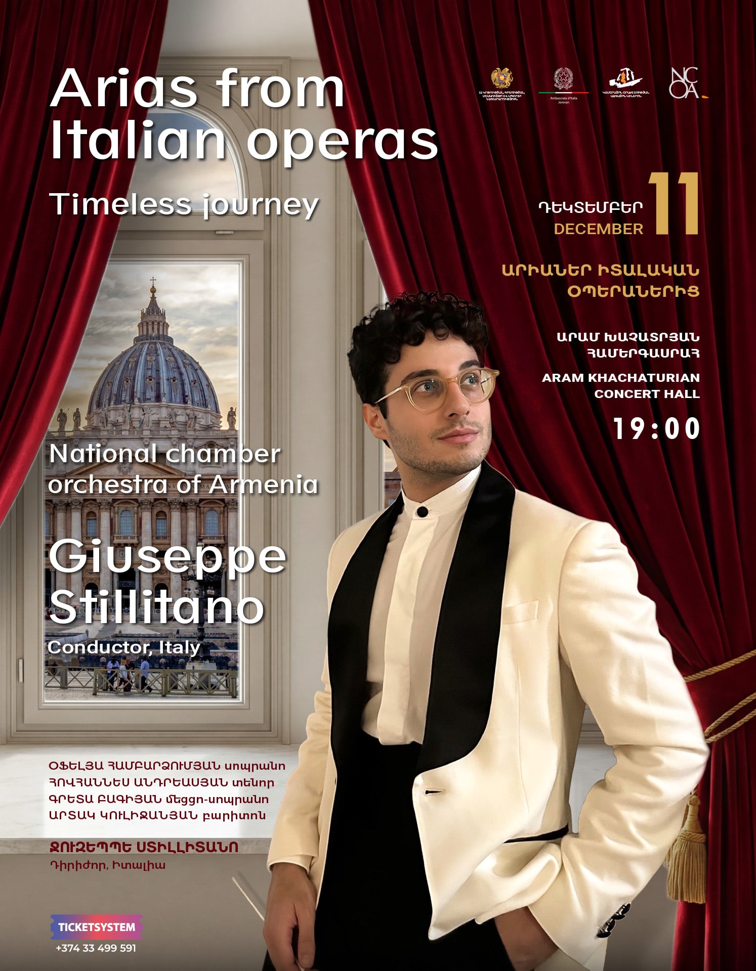 NCOA: Arias from Italian Operas: A Journey Beyond Time