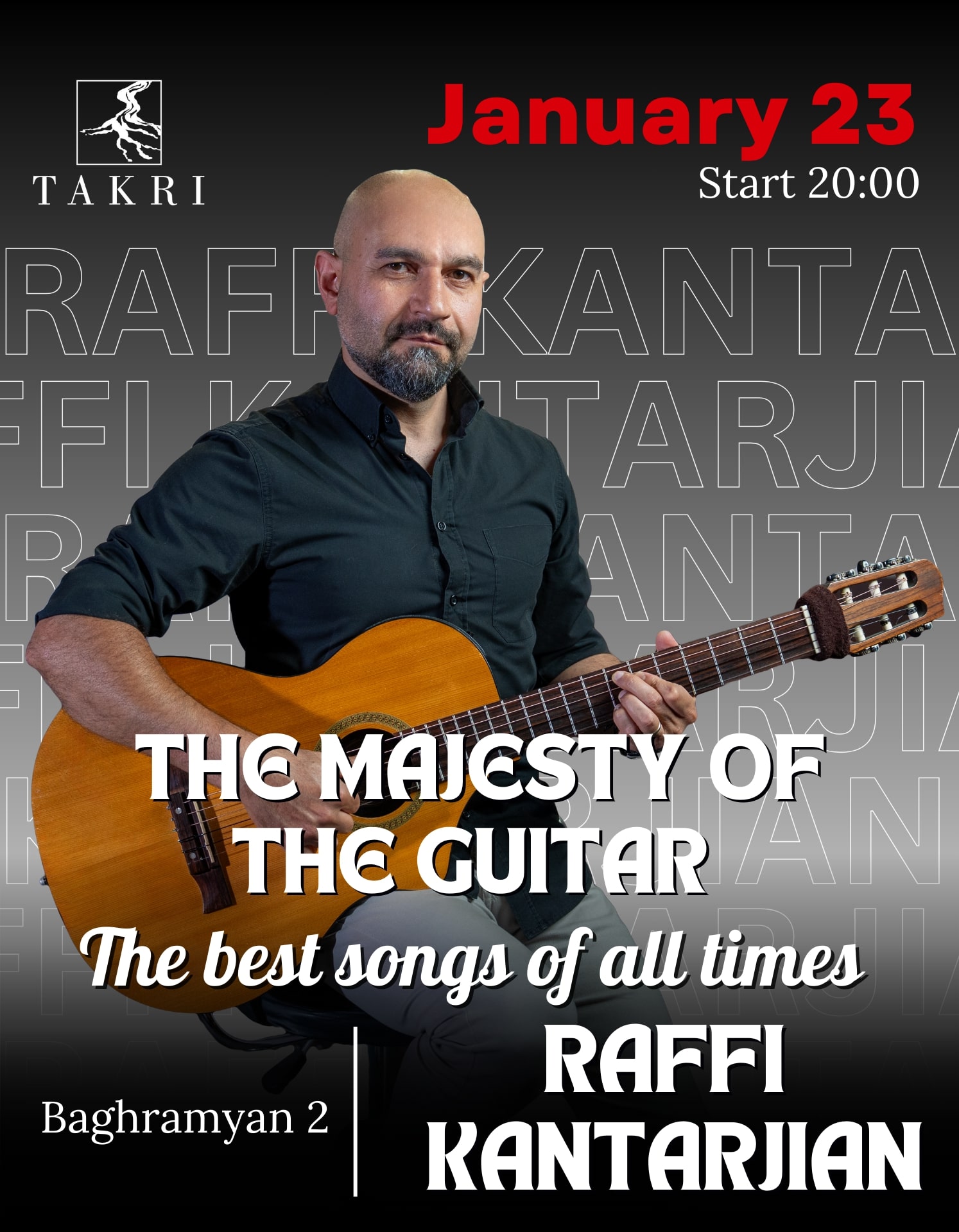 The best songs of all times at Takri | Raffi Kantarjian