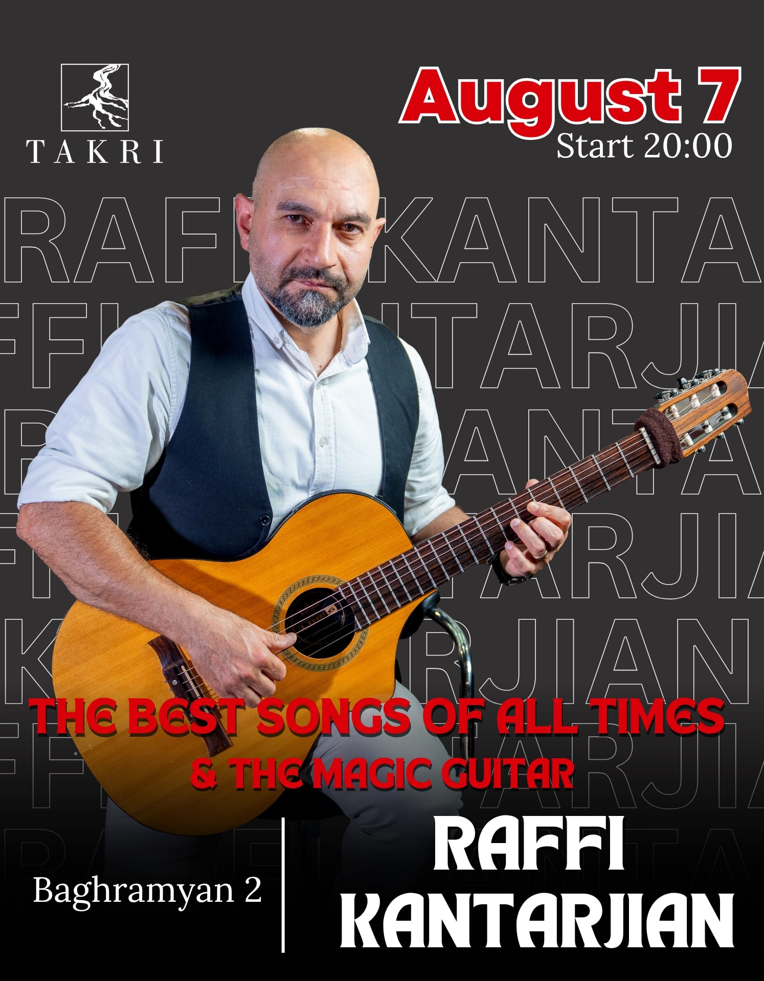 The best songs of all times at Takri | Raffi Kantarjian