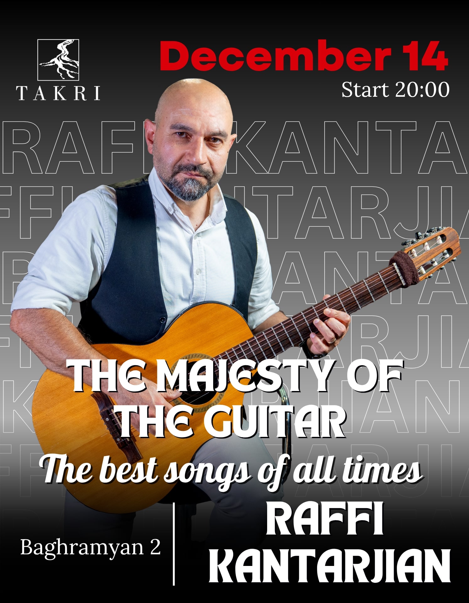 The best songs of all times at Takri | Ռաֆֆի Գանթառճեան