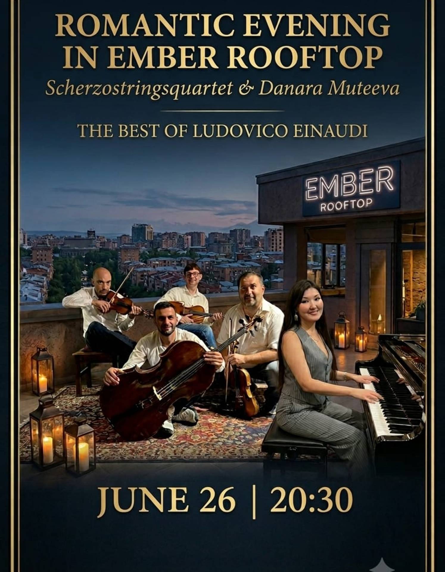 Romantic Evening in Ember Rooftop