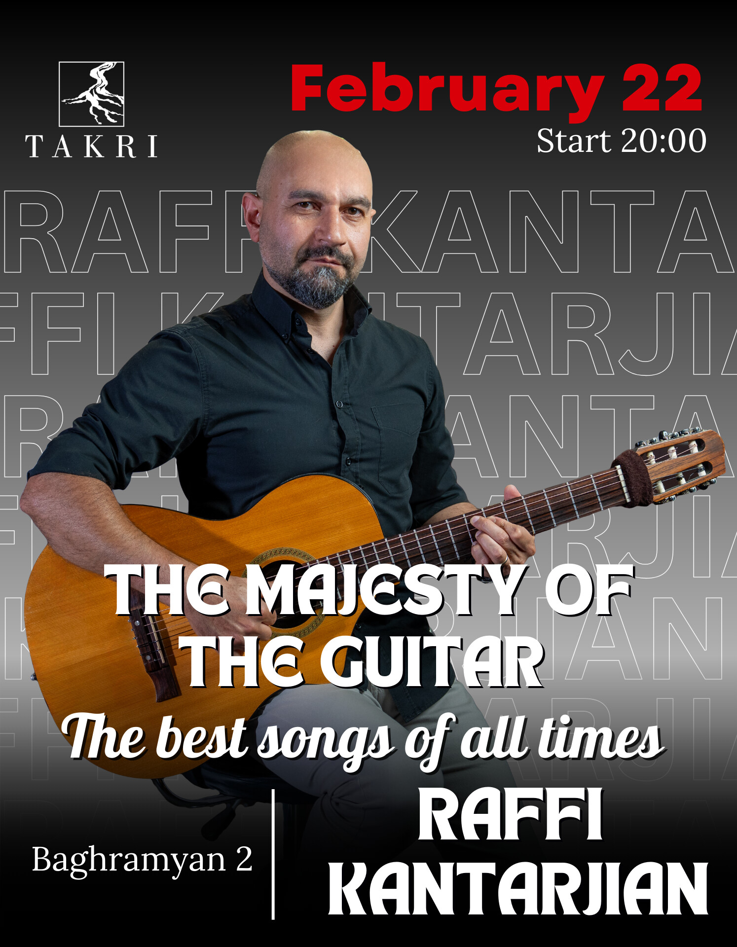 The best songs of all times at Takri | Ռաֆֆի Գանթառճեան