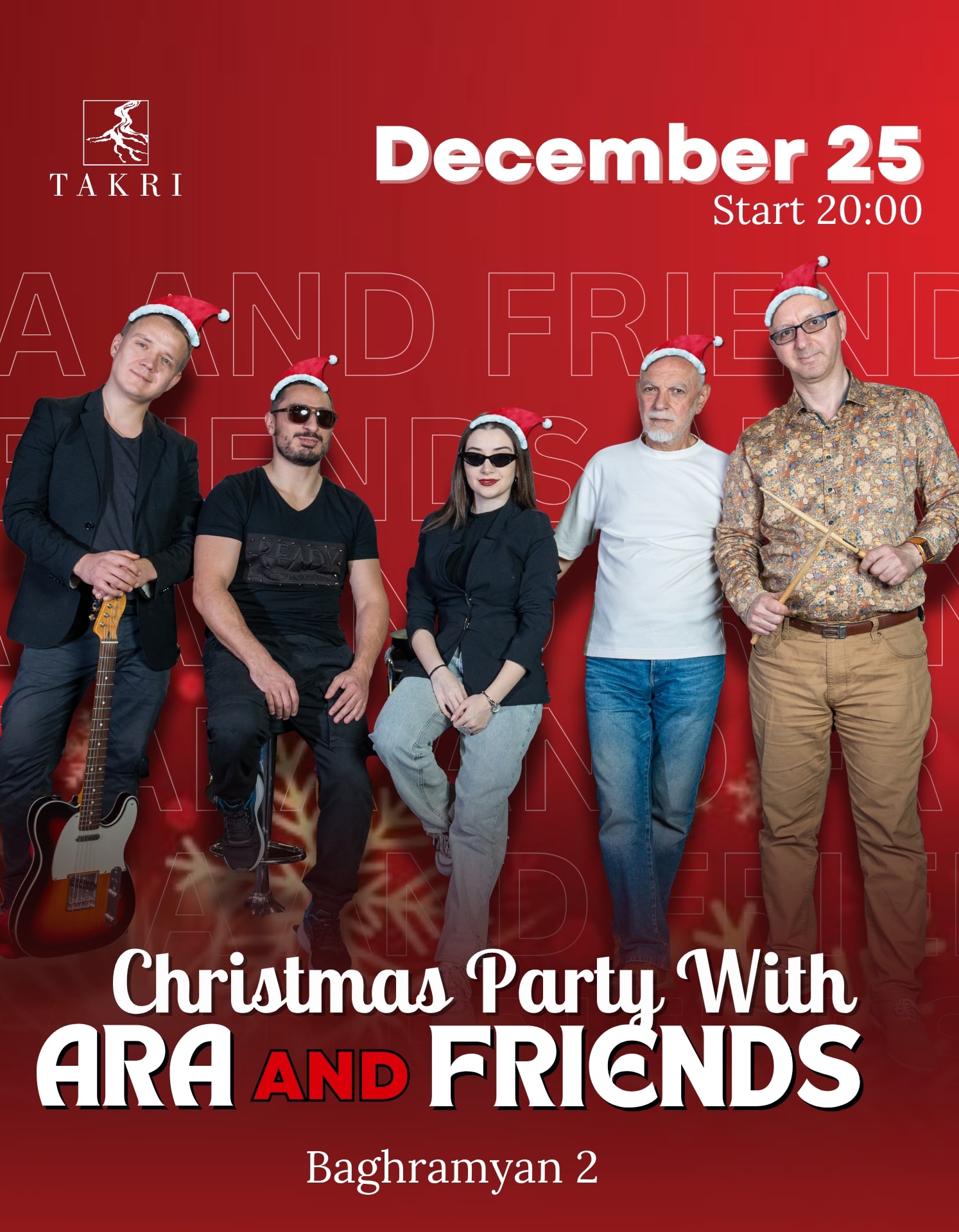 Christmas party with Ara and Friends